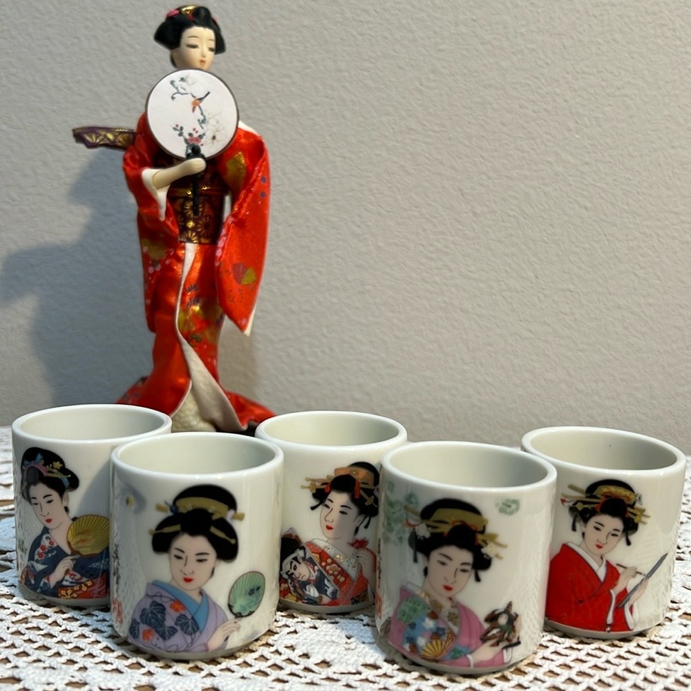 Japanese Sake cup set
